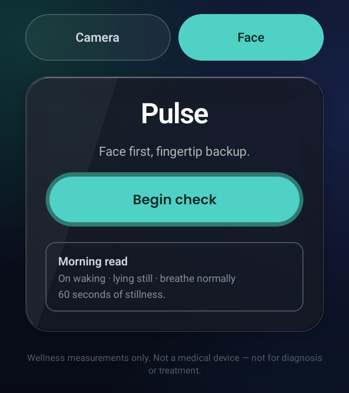 HealthGraph app: Pulse by camera