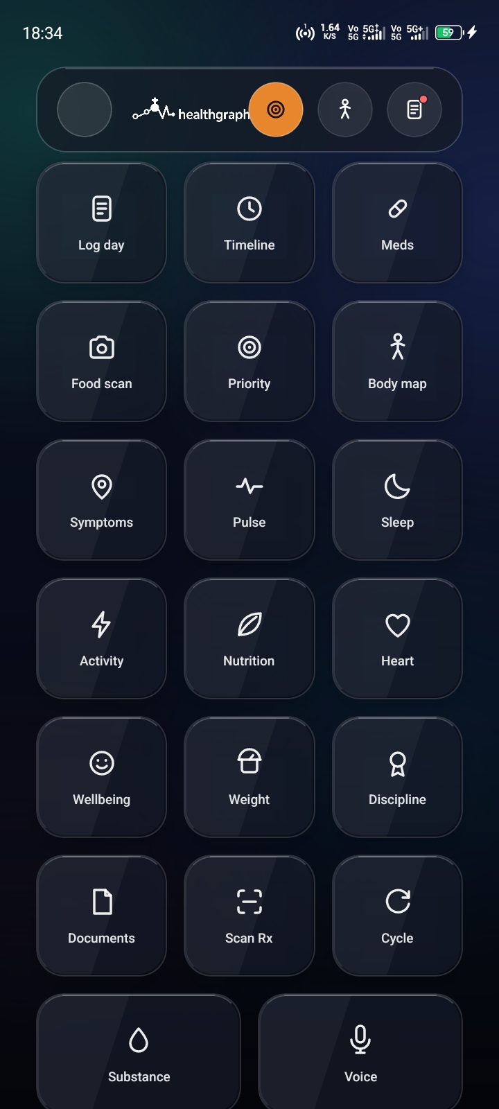 HealthGraph app: overview of all capabilities